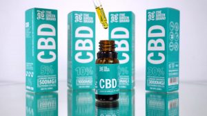 Organic CBD oil from The Green Brand with various concentrations for wellness.